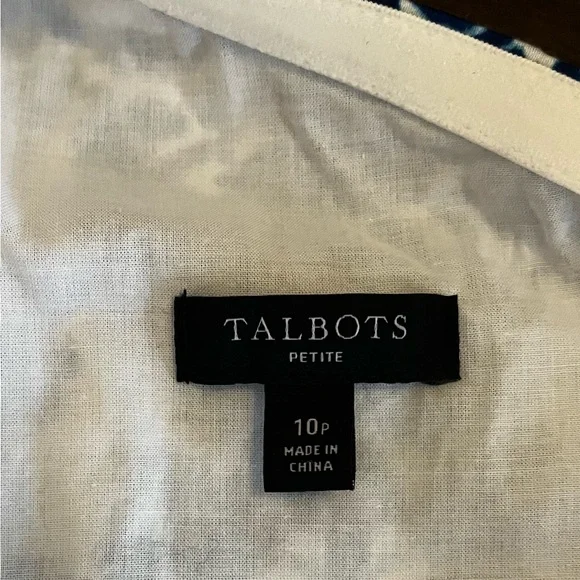 Talbots One Shoulder Dress with Pockets - Picture 5 of 6